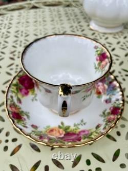 Vintage Royal Albert Old Country Roses Bone China Coffee Set (20 Piece Set)