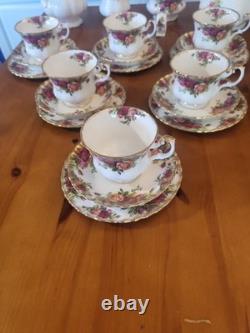 Vintage Royal Albert Old Country Roses Tea And Coffee Set (Absolutely Lovely)