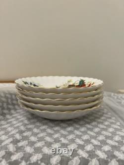 Vintage Royal Albert Poinsettia Set of Teapot, Coffee pot, Tea set and Creamer