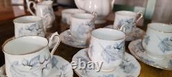 Vintage Royal Albert Silver Maple Coffee Set