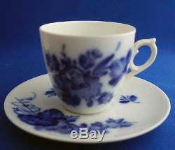 Vintage Royal Copenhagen Blue Flower Porcelain Small Coffee or Tea Set