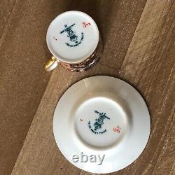 Vintage Royal Crown Derby Miniature Coffee Set
