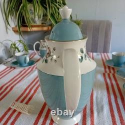 Vintage Royal Doulton T. C. 1010 Rose Elegans, 6 Piece Coffee/ Tea Service Set