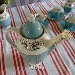 Vintage Royal Doulton T. C. 1010 Rose Elegans, 6 Piece Coffee/ Tea Service Set