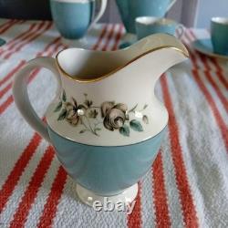 Vintage Royal Doulton T. C. 1010 Rose Elegans, 6 Piece Coffee/ Tea Service Set