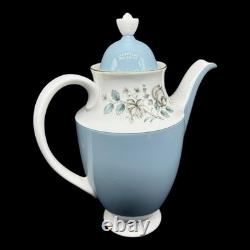 Vintage Royal Doulton T. C. 1010 Rose Elegans Complete 6 Piece Coffee Service Set