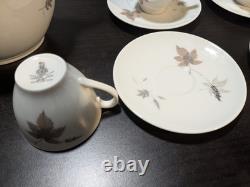 Vintage Royal Doulton Tumbling Leaves Coffee Set (15-Piece)