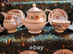 Vintage Royal Grafton Fine Bone China Malvern Country Flowers Tea Set