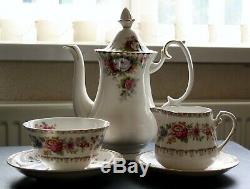 Vintage Royal Grafton Malvern Fine Bone China Tea / Coffee Set 36 Pieces
