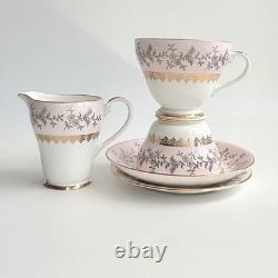 Vintage Royal Grafton TeaCoffee Set for One William Morris Pimpernel Tray c1960