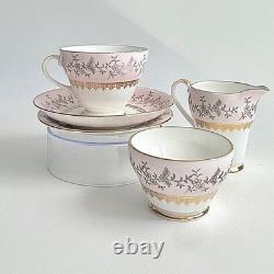 Vintage Royal Grafton TeaCoffee Set for One William Morris Pimpernel Tray c1960