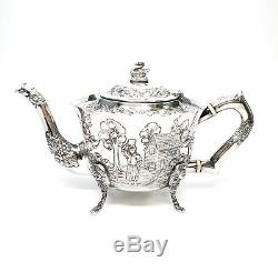 Vintage Royal Irish Silver Co 4pc Strl Slv Dairymaid Tea and Coffee Set #6742