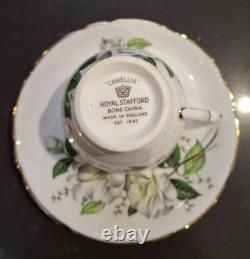 Vintage Royal Stafford Camellia Bone China Tea/Coffee Set (Excellent Condition)