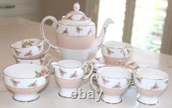 Vintage Royal Standard Ditsy Rose 15 Piece Demitasse/Coffee Set Set for Six