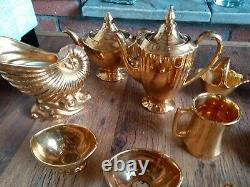 Vintage Royal Winton Grimwades Gold Tea/Coffee Set. Collection of 28 Items