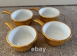 Vintage Royal Worcester Fireproof Gold Lustre Tea Coffee Set 17 Piece England