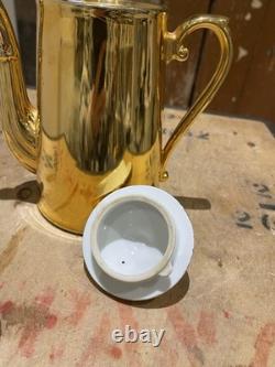 Vintage Royal Worcester Gold Lustre Tea Coffee Set Made In England