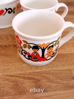 Vintage Sadler- England- Coffee Set Coffee Pot-milk-sugar 4 Cups