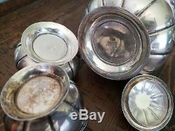 Vintage Sanborns Mexico Sterling Silver Tea / Coffee Set