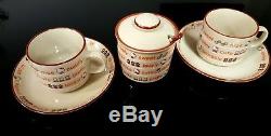 Vintage Sanrio Hello Kitty Ceramic Coffee Tea Set Complete Sugar Bowl 1976