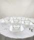 Vintage Set Arno Glass Coffee Cups And Saucers Set Of 6