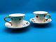 Vintage Set Of Two Tea/coffee Cups And Saucers Jewel Design Elia Porcelain