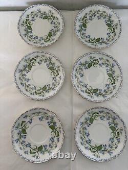 Vintage Shelley 15 Piece Fine Bone China Coffee Set In Pattern Harebell-Stunning