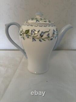 Vintage Shelley 15 Piece Fine Bone China Coffee Set In Pattern Harebell-Stunning