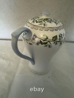 Vintage Shelley 15 Piece Fine Bone China Coffee Set In Pattern Harebell-Stunning