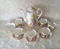 Vintage Shelley Englands Sharm Coffee Set