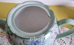 Vintage Shelley Melody 13453 Coffee Set Pot, Milker, Sugar Bowl Cups & Saucers