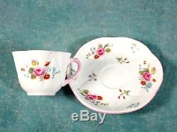 Vintage Shelley Rose and Red Daisy 13425 Dainty Tea Coffee Set Cups Bone China
