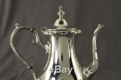 Vintage Silver Plate TEA SET GORHAM RONDO Pattern Coffee Tea Pot Creamer Sugar