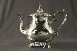 Vintage Silver Plate TEA SET GORHAM RONDO Pattern Coffee Tea Pot Creamer Sugar