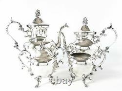 Vintage Silver Plate Tea Set Coffee Service Set BSC Birmingham Silver Co Silver
