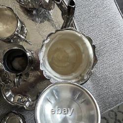 Vintage Silver Plated Coffee And Tea Set