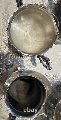 Vintage Silver Plated Coffee And Tea Set