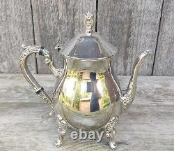 Vintage Silver Plated Tea/Coffee Set Four Piece