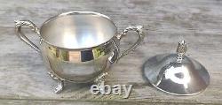 Vintage Silver Plated Tea/Coffee Set Four Piece