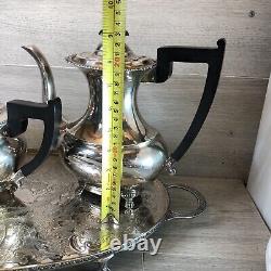 Vintage Silver Plated Tea/Coffee Set with tray By Viners Sheffield UK