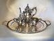 Vintage Silverplate Coffee Tea Set With Tray 24 In Exquisite By Rogers & Bro