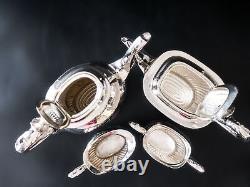 Vintage Silverplate Tea Set Coffee Service Edwardian