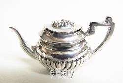 Vintage Solid Silver Miniature Tea Pot Coffee Pot Set Sugar Bowl Milk Jug & Tray