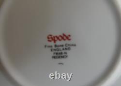 Vintage Spode Fine Bone China Floral Coffee Can And Saucer F1648-n