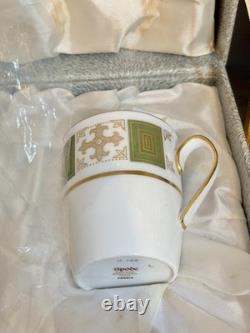 Vintage Spode Persia Green Coffee Set with Original Box