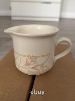 Vintage Staffordshire Tableware 9 Pcs Spring Bouquet Floral Coffee Cup Jug Set