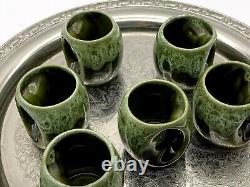 Vintage Studio Pottery Coffee Or Sipping Cups Set Of Six