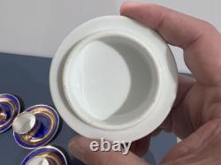 Vintage Stunning Royal Vienna Porcelain Turkish Coffee Set Extra Saucer