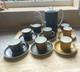 Vintage Susie Cooper Carnaby Daisy Bone China Coffee Cup & Saucer Set