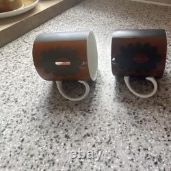 Vintage Susie Cooper Carnaby Daisy Bone China Coffee Cup & Saucer Set